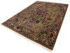 Suzani design silk pile carpet