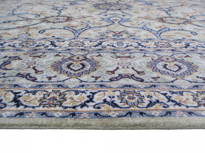 Kashan Design Silk Rug