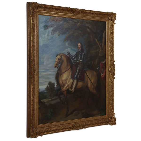 Equestrian Portrait of Charles I in style of Anthony van Dyck