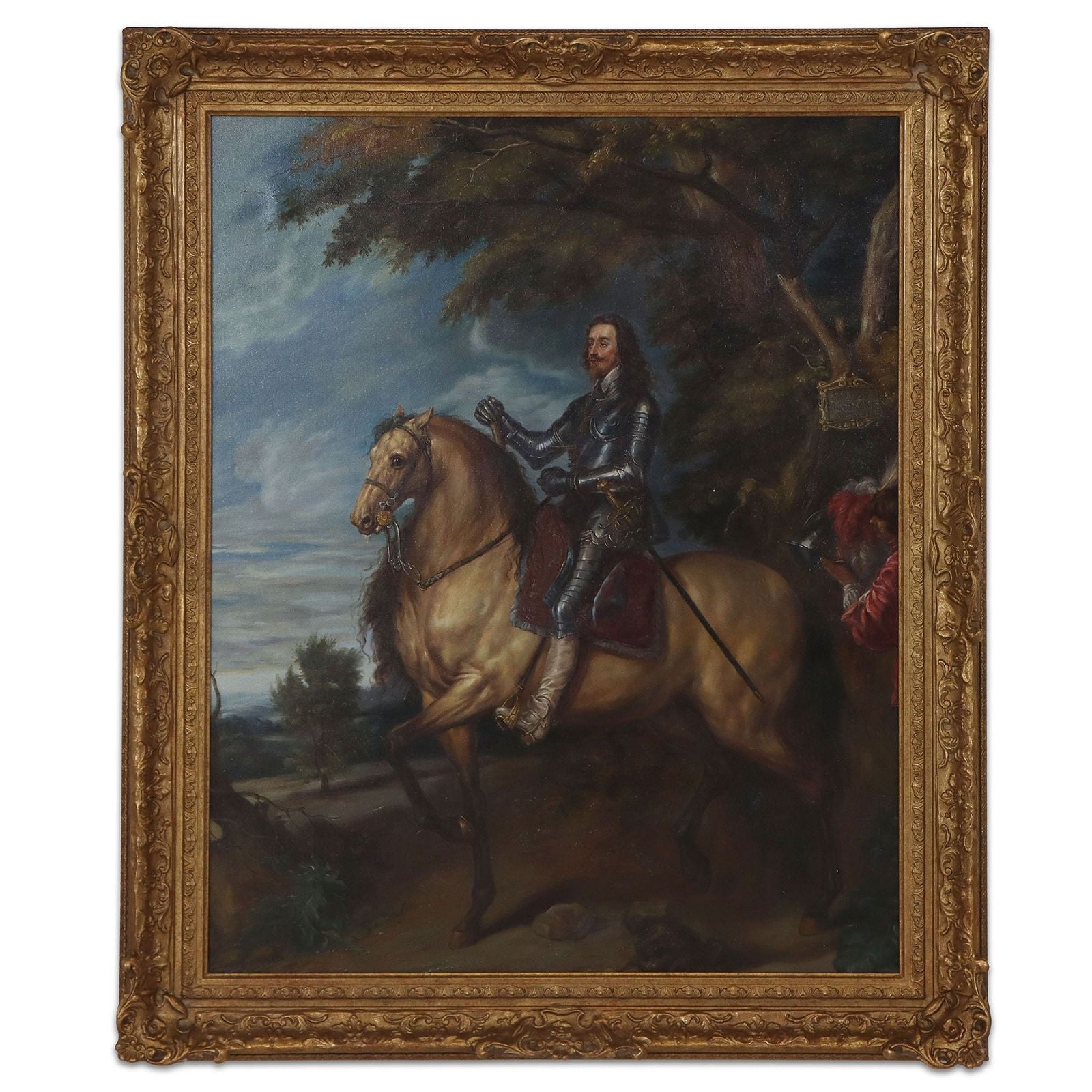 Oil Painting after 'Equestrian Portrait of Charles I' in style of Anthony van Dyck