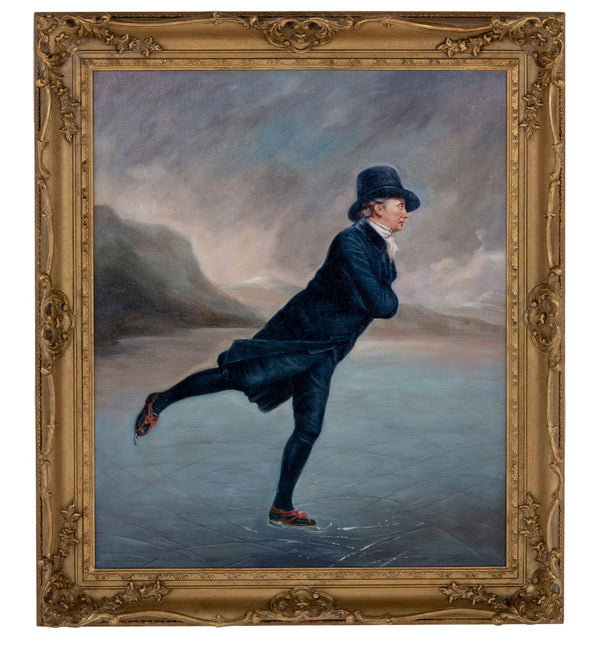 Oil Painting after 'The Skating Minister' in style of Henry Raeburn