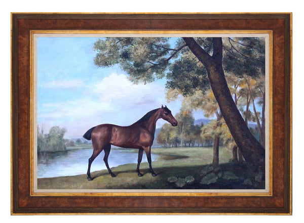 George Stubbs Bay Hunter by a Lake