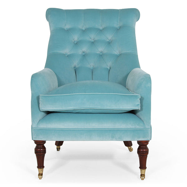 Swift bedroom chair in Linwood Omega Fjord