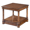 Empire style side table - Burr oak