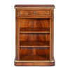 Thomas Hope style mahogany & gilded open bookcase - 24in