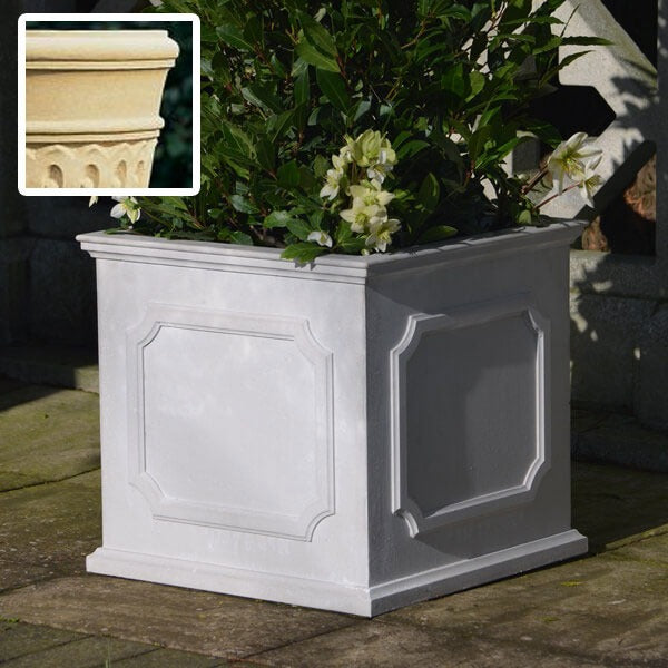 Heritage square stone planter (Medium) - Bath