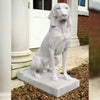 Noble hunting dog stone sculpture (RH facing) - Portland