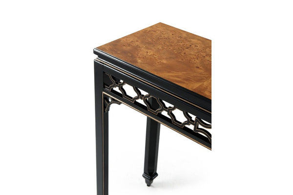 Gilded and ebonised Console Table