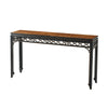 Gilded and ebonised Console Table