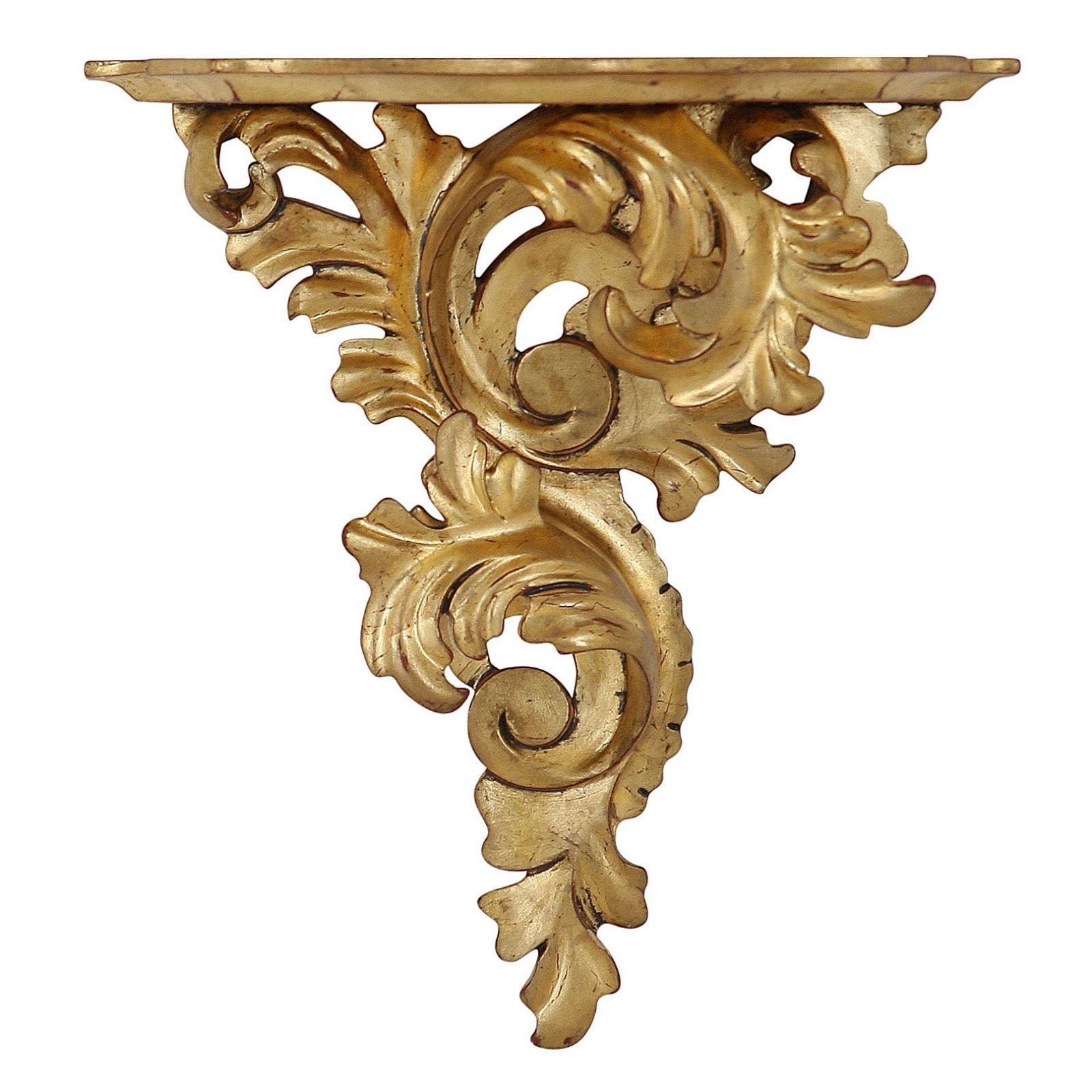 Giltwood wall bracket - large, right facing