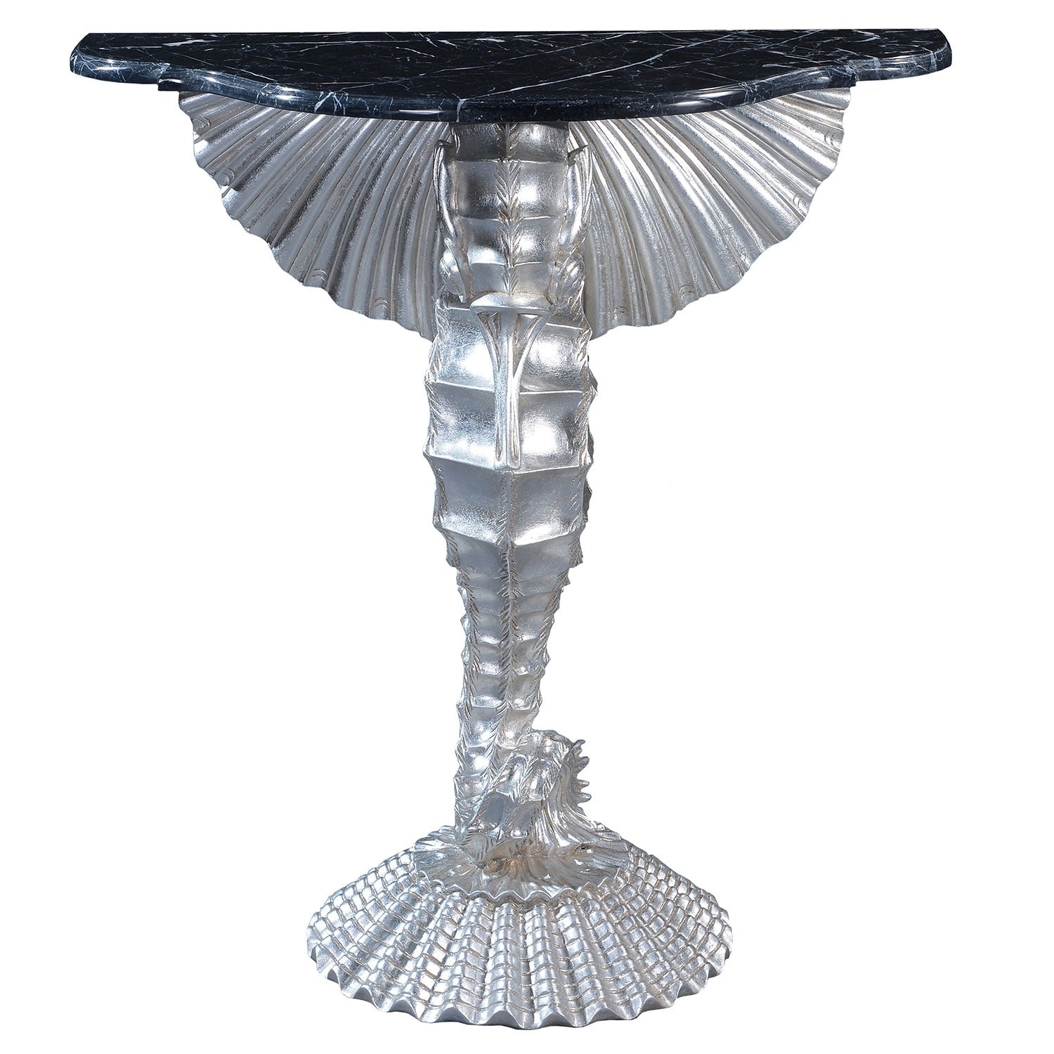 Seahorse console hall table - Silver