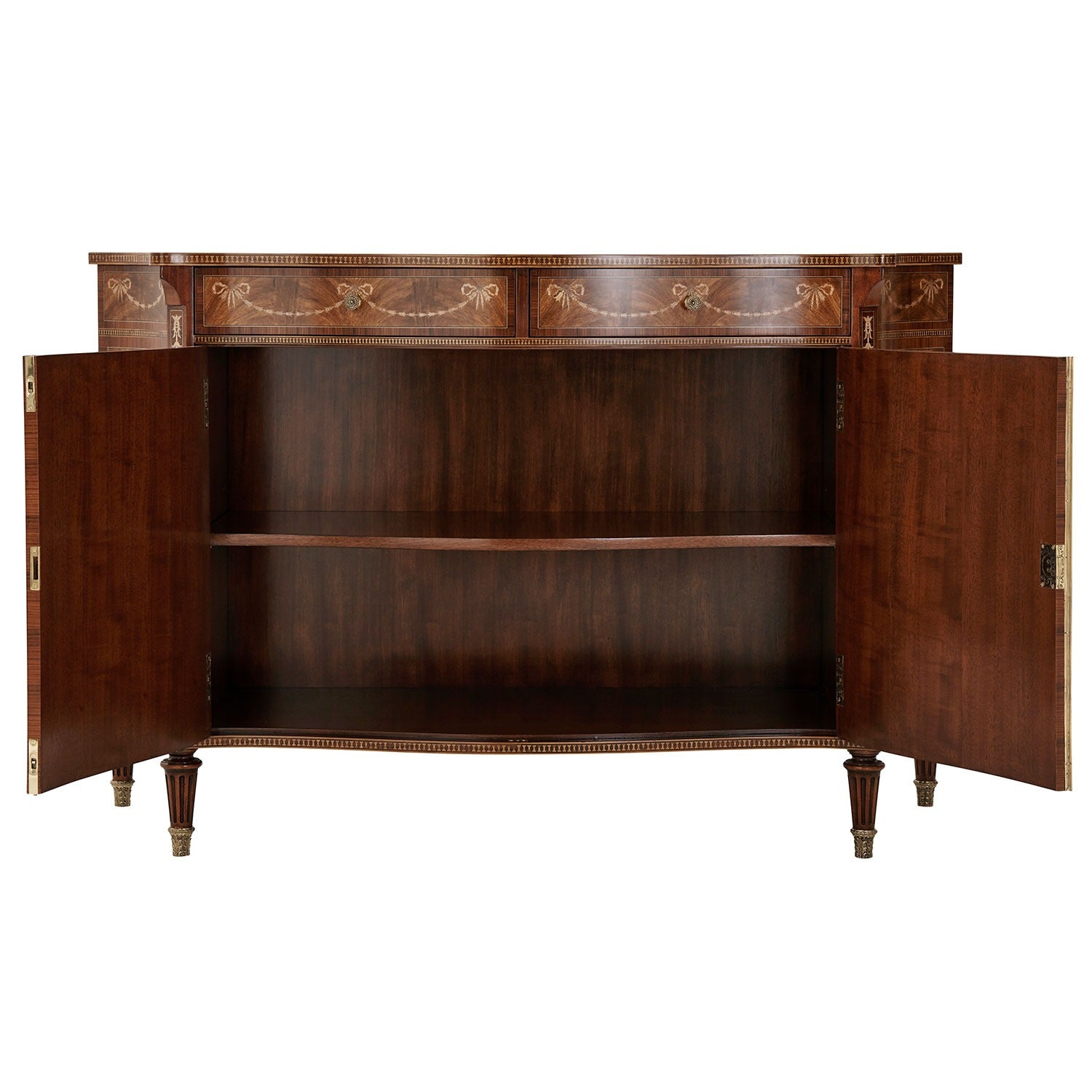 Neoclassical Style Chest with Fine Marquetry Detail