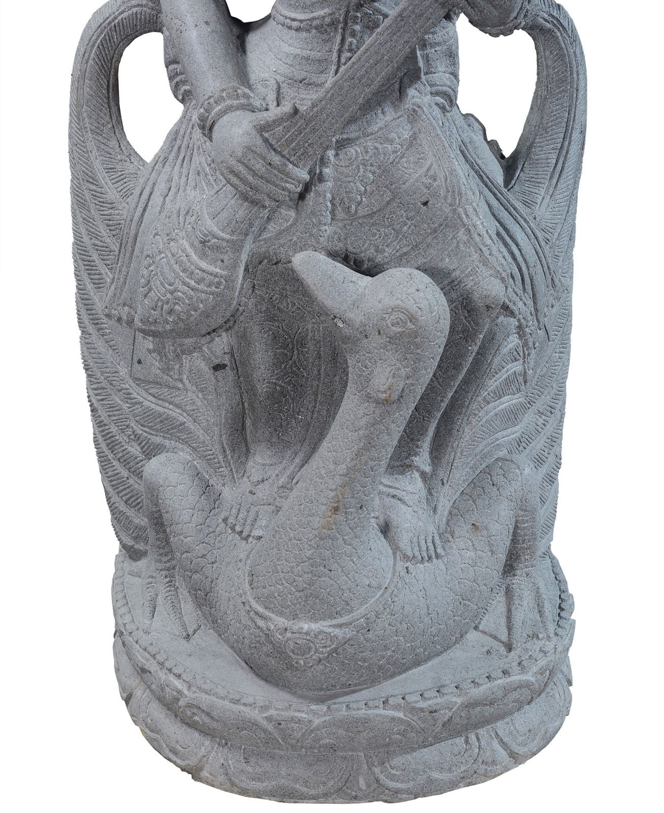 Garden Stone Statue of Hindu Goddess Saraswati