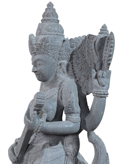 Garden Stone Statue of Hindu Goddess Saraswati