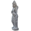 Large garden Stone statue of standing Dewi Sri - Goddess of the earth