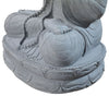 Large stone garden statue of a Buddha in full lotus position