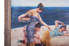 Classical oil painting of Silver Favourites in style of Alma-Tadema