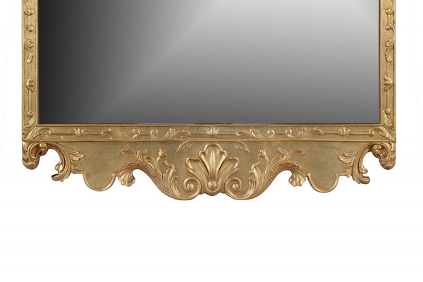 Queen Anne style giltwood mirror