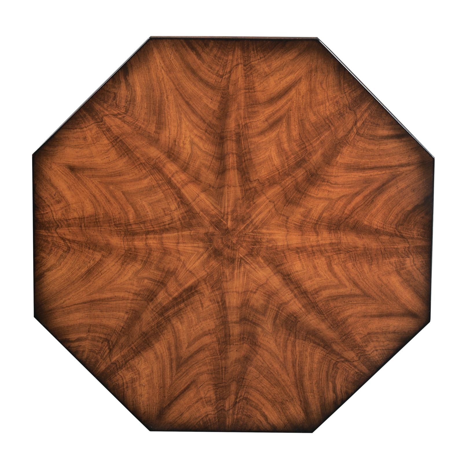 Octagonal wine table - Mahogany