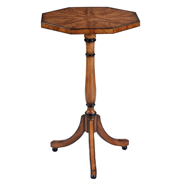 Octagonal Wine Table in Mahogany