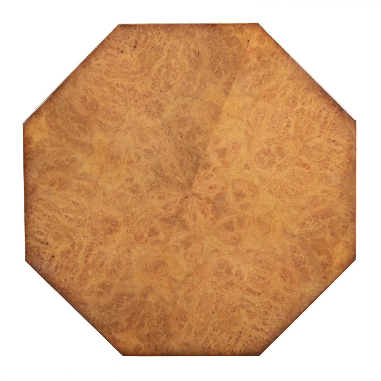 Octagonal wine table - Honey burr oak