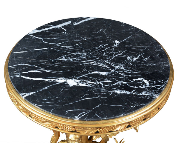 Italian style grapevine centre table - Gold leaf