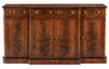 Thomas Hope style mahogany breakfront sideboard - ebonised