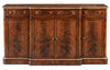 Thomas Hope style mahogany breakfront sideboard - gilded