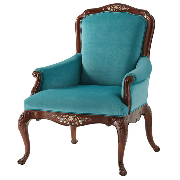 Mother of Pearl Inliad Arm Chair
