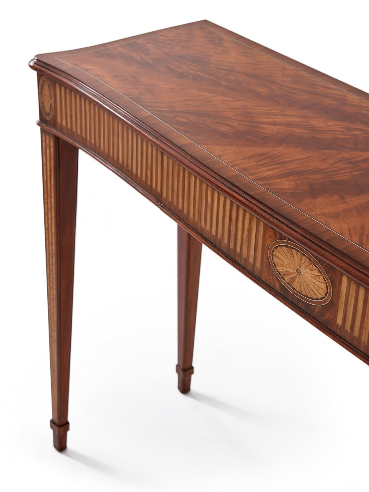 Mahogany console table