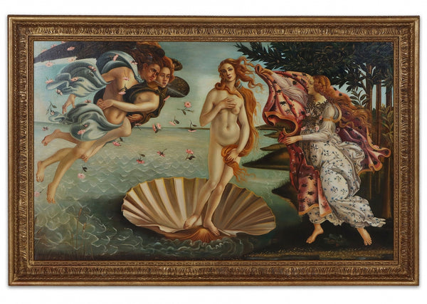 Oil painting after The Birth Of Venus by Sandro Botticelli