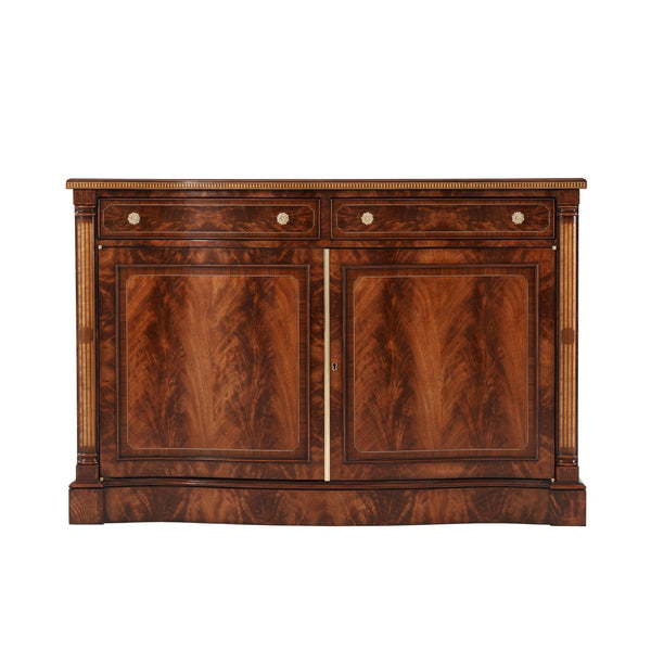 Morado banded mahogany Side Cabinet