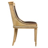 Scoop back crotch sycamore dining chair