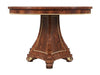 Robert Adam style twin pedestal mahogany dining table