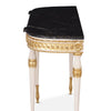 Water gilded console table