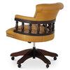 Captains swivel leather desk chair - Sycamore