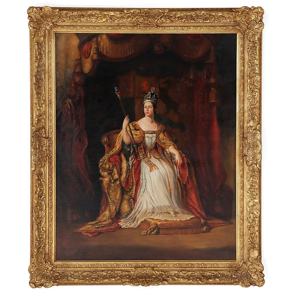 Oil Painting after Queen Victoria in style of Sir George Hayter