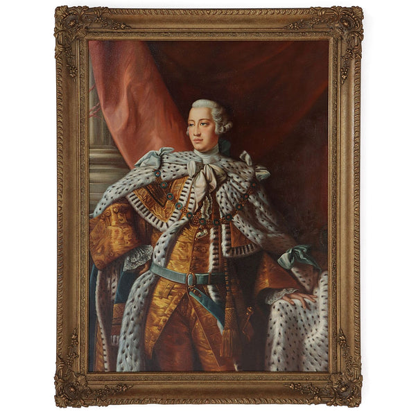 King George III in the style of Allan Ramsay