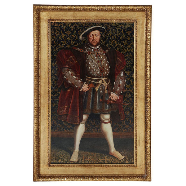 Oil Painting after King Henry VIII of England in style of Hans Eworth