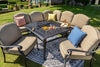 hartman fire pit table