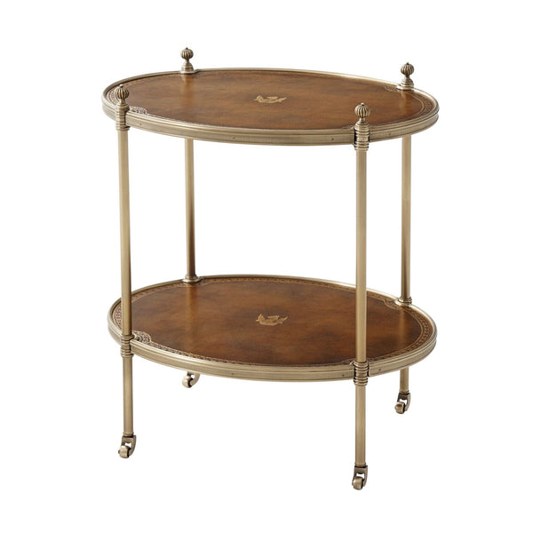 Oval Tiers Side Table