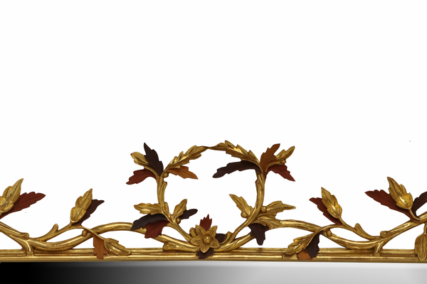 WATER GILDED CHIPPENDALE STYLE LANDSCAPE MIRROR