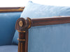 lymington damask sky blue upholstered chair 