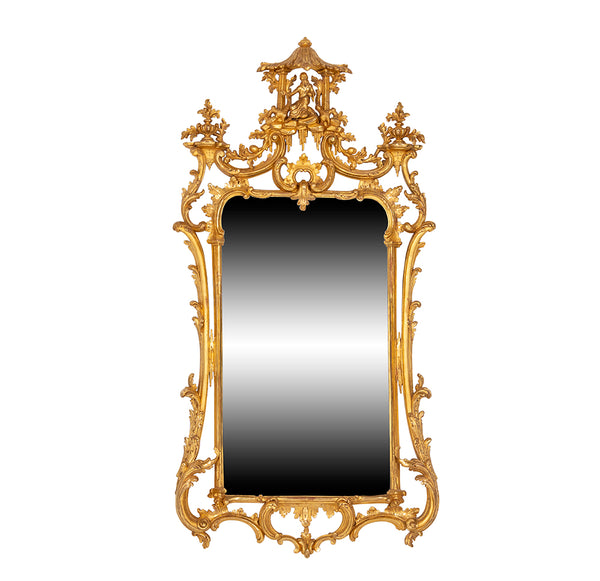 An Early George III Giltwood Mirror