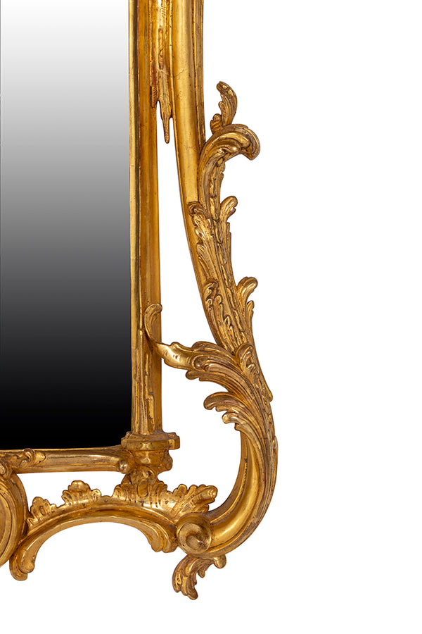 Early George III Giltwood Mirror