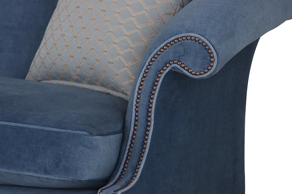 Nailing on sofa arms