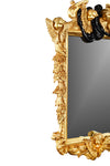 Large Baroque Giltwood and Gesso Style Mirror