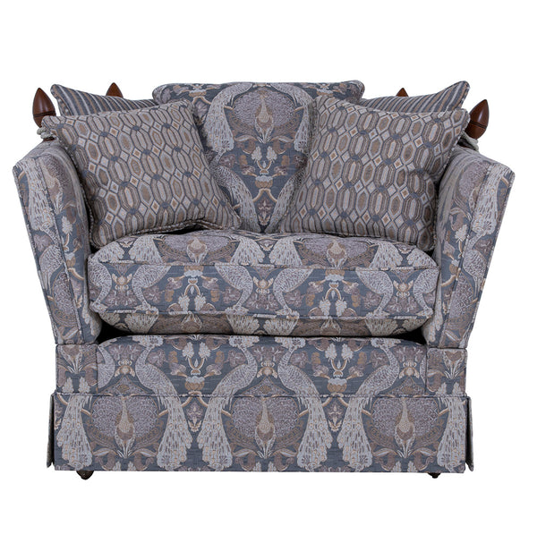 The Henley Knole Chair in Jim Dickens Fantasia Gold Dust