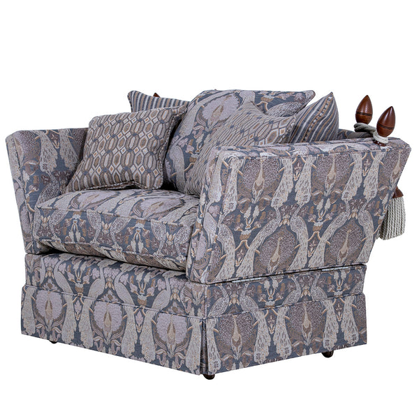 The Henley Knole Chair in Jim Dickens Fantasia Gold Dust