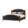 Harper Bed upholstered in Wemyss Columbia Ebony